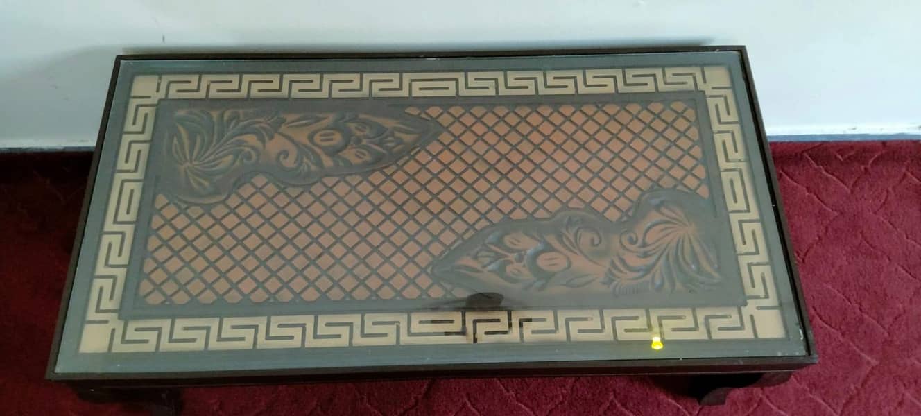 five Seter Sofa set with three table 6