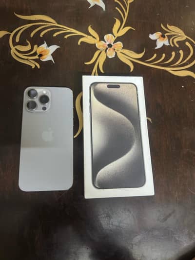 Iphone 15 pro max 256 dual sim pta approved physical + esim