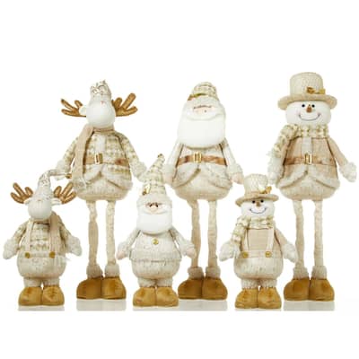 Nordic Santa Claus Christmas Doll – 45CM Plush Decorative Ornament