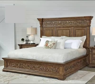 Poshish bed / Bed / bed set / king size bed / double bed /Furniture