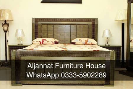 Poshish bed / Bed / bed set / king size bed / double bed /Furniture