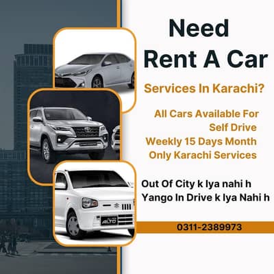SELF DRIVE RENT A CAR SERVICES AVAILABLE IN KARACHI