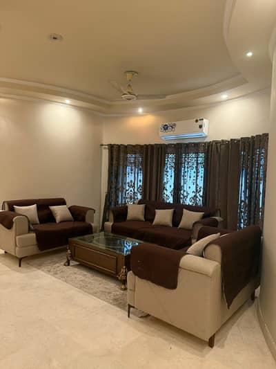 1 kanal furnished lower portion with basement available for rent in phase 3 X block DHA Lahore