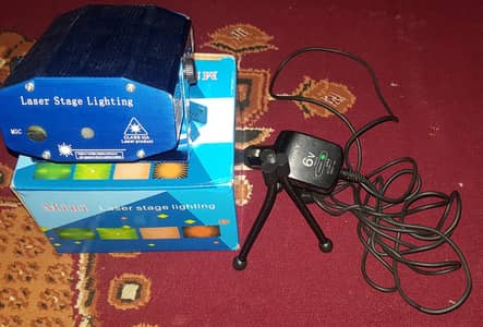 Super Mini Laser Stage Light Projector DJ Disco LED Light