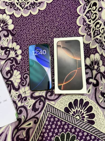IPHONE 16 PRO MAX NON PTA 3 MONTHS SIM TIME AVAILABLE