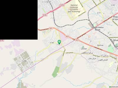 8.5 Marla (2100 sq. ft/233 sq. yd) possession plot available for sale in CDA sector i-14/4 one of the most beautiful location in islamabad. Demand 1.80 crore