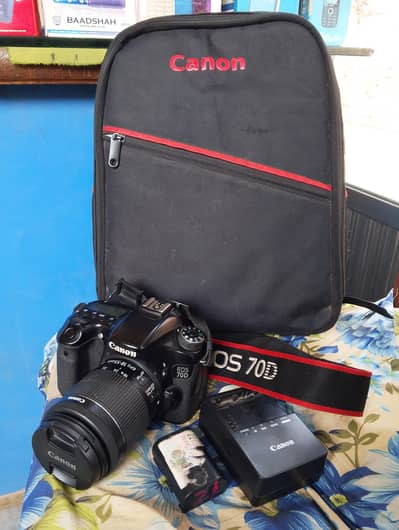 Canon 70D with 18-55mm lens