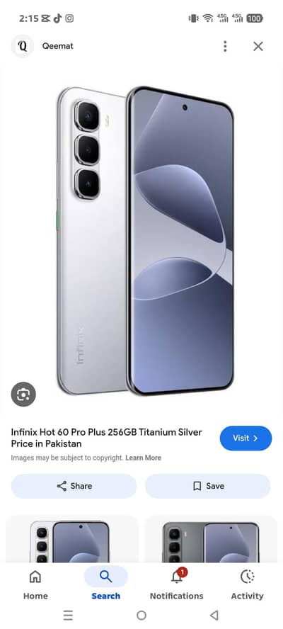 hot 60 pro hai 10/10  with box