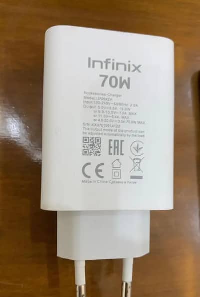 with box and charge original condition.  8 din ki check warranty.