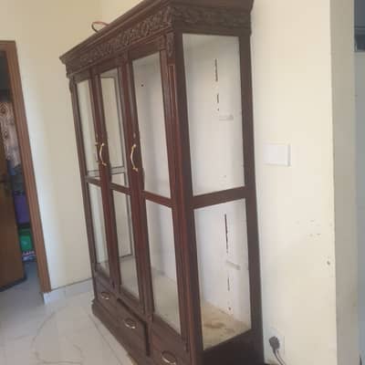 Full solid wood showcase for sale