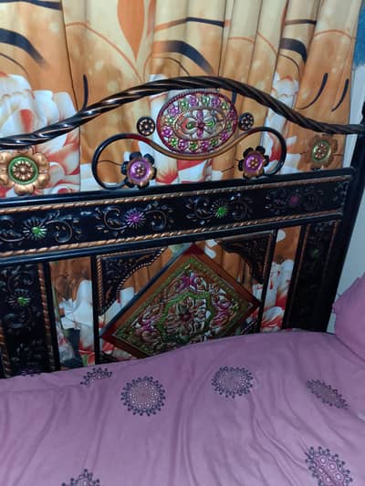 iron single bed