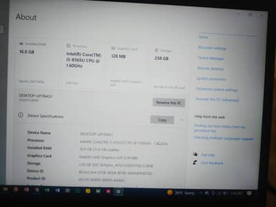 Lenovo core i5v pro 8th generation