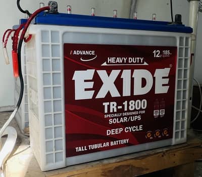 Exide Tall Tubular Batteries TR 1800 for Sale