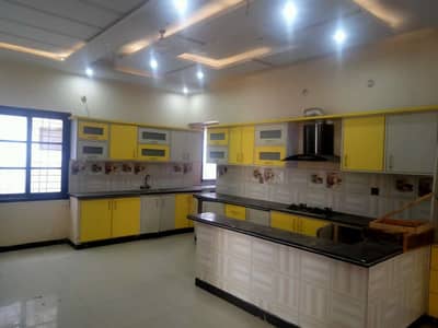 four bed dd new ground floor portion for rent in johar
