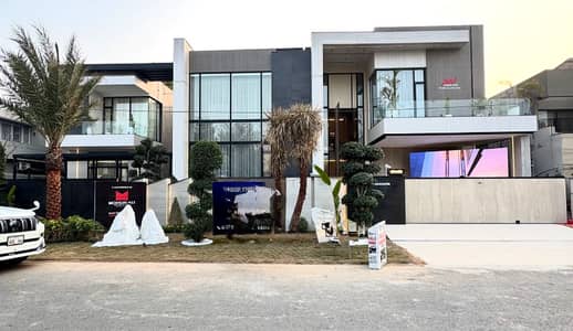 2 Kanal Brand New Luxury Ultra-Modern Design Most Beautiful 8-Bedroom Full Basement Fully Furnished Home Theater Swimming Pool GYM Lift Bungalow For Sale at Prime Location of DHA Lahore Near To Park Masjid & Commercial Market.