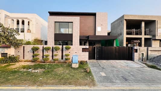 One Kanal Brand New Luxury Ultra-Modern Design Most Beautiful Bungalow 2 Servant Quarter In Basement For Sale At Prime Location Of DHA Lahore Near To Park Masjid & Commercial Market.