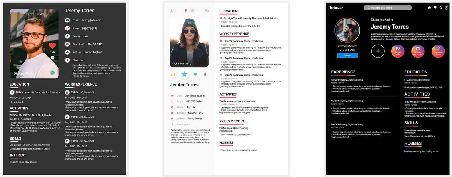 Professional cv maker 7