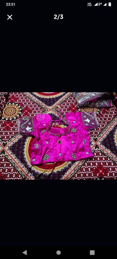 bridal lhanga for sell condition is new