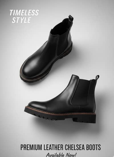 [Black Chelsea] Step Up in Style – Only 1 Pair Left!