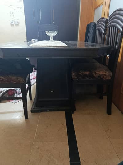 Dinning With 6 Chairs Pure Wood