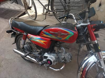 METERO BIKE 70cc URGENT SALE