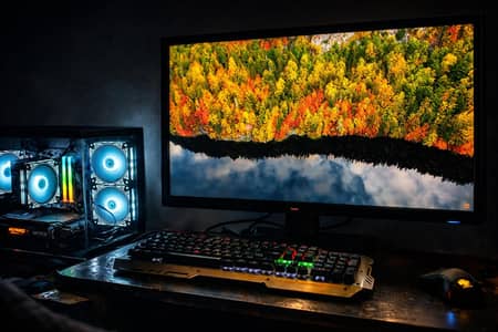 Gaming CPU and Asus Led 29 inch
