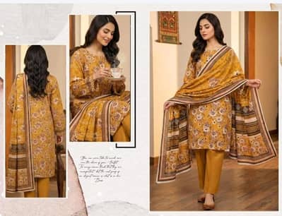 Ideas 3pc Lawn Digital prints and voil dupatta Dyed trousers  Price.