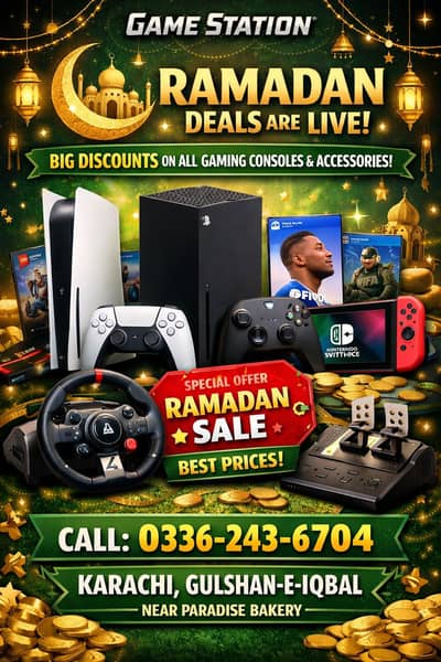 Playstation 3/4/5 Xbox All Models Ramadan Sales With Warranty|Shop