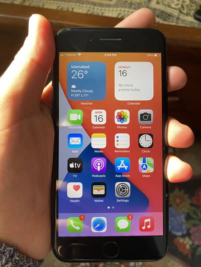 Iphone 7plus 128GB PTA approved