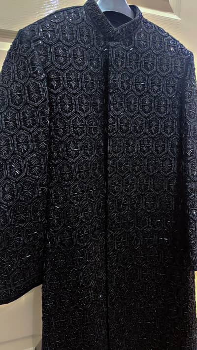 Groom Premium Designer Sherwani with Qhulla Khussa Total New