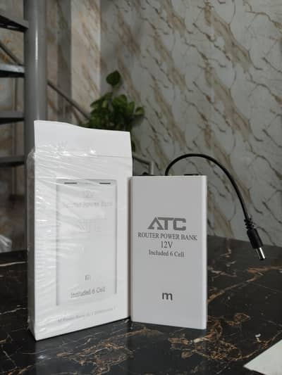 ATC 12V Router Power Bank – 6 Cell – Backup for WiFi / Router / CCTV