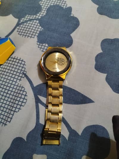 Golden clour watch
