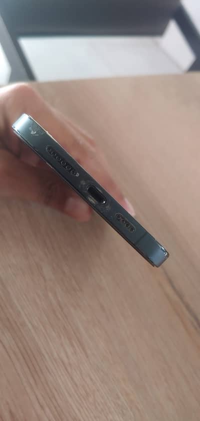 IPhone 12 Pro Max Non PTA 256 Blue , Back Broken 77% Battery
