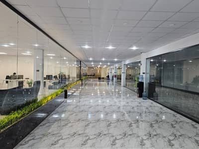 Furnished offices in unmatched rentals available I-10 Ready to Move IT Office 5,000 Sqft Fully Furnished with Parking ,Tiles,AC, Partitioning, Ceiling etc For Rent