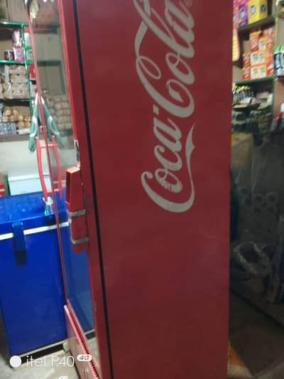 coca cola refrigerator condition ok ha