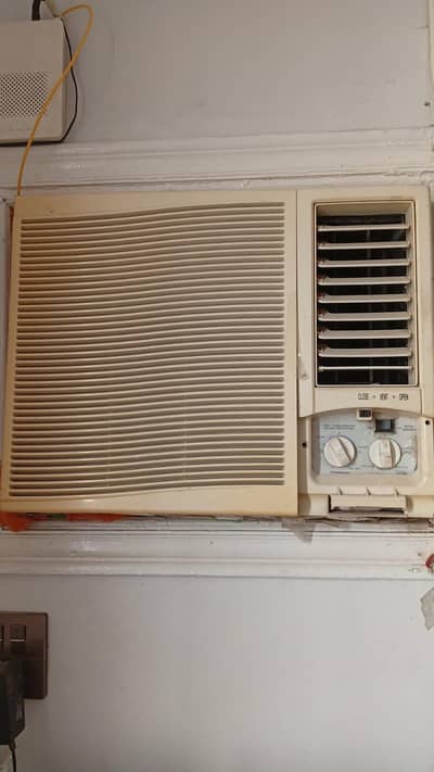 window ac brand is fortress fresh condition working no any problem