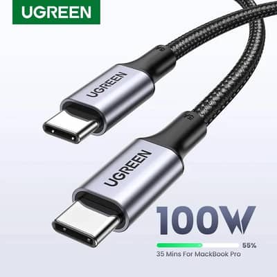 Ugreen 100watt data cable 2 meter Brand new limites stock fix price