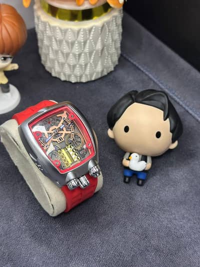 Bugatti Chiron Red Watch | Men Stylish Watch | Automatic Luxury Watch