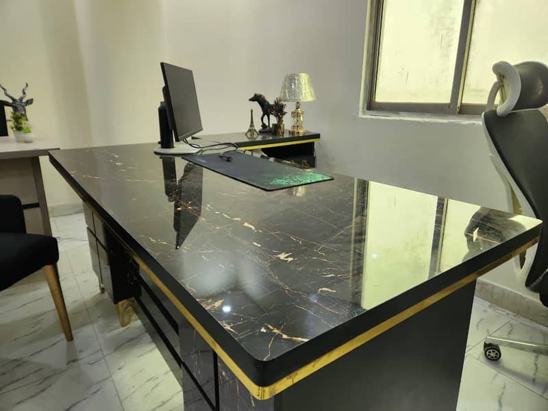 Executive Table L Shape Table New Look 6