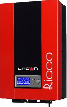 Crown-Micro Ricco with MPPT Hybrid Solar Inverter / UPS