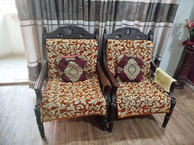 Sheesham Wood Sofa Set For Sale – Rs 17,000