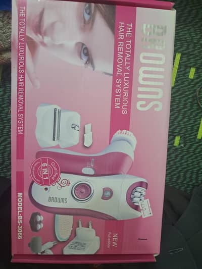 luxurious rechargable hair removal epilator