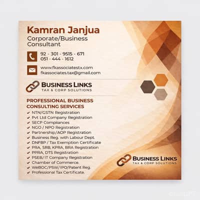 Professional Business & Corporate Consulting Services in Pakistan