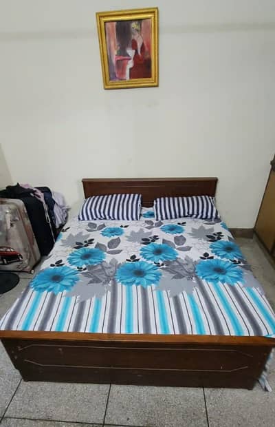 Bed Set with two side table dressing table & mattress