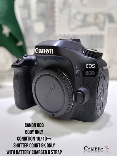 Canon Eos 80D Body only
