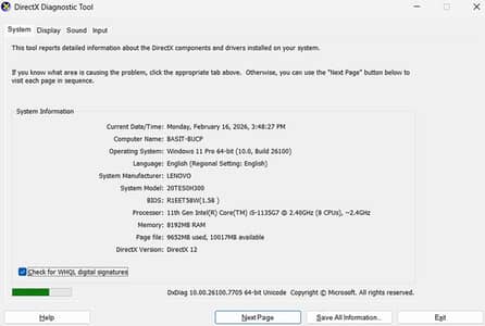 Lenovo Thinkpad E15 Core i5 11th Generation original condition