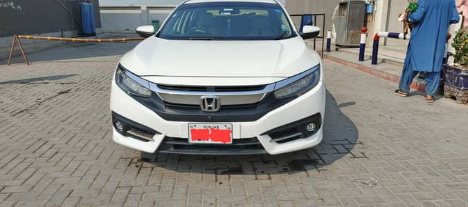 Honda Civic 2020 White | 1st Owner | single handed used