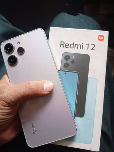 Redmi 12 complete box 8+4/128