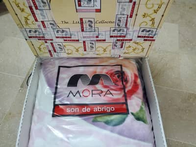 Original Mora Gold Spain Blanket – 2 Ply, Double Side Print (New)