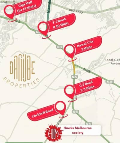 Hawks Melbourne Society chekbeli road 5 marla plot